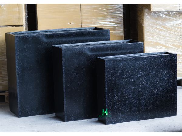 Bộ 3 chậu Composite Chữ Nhật Cao HapNature