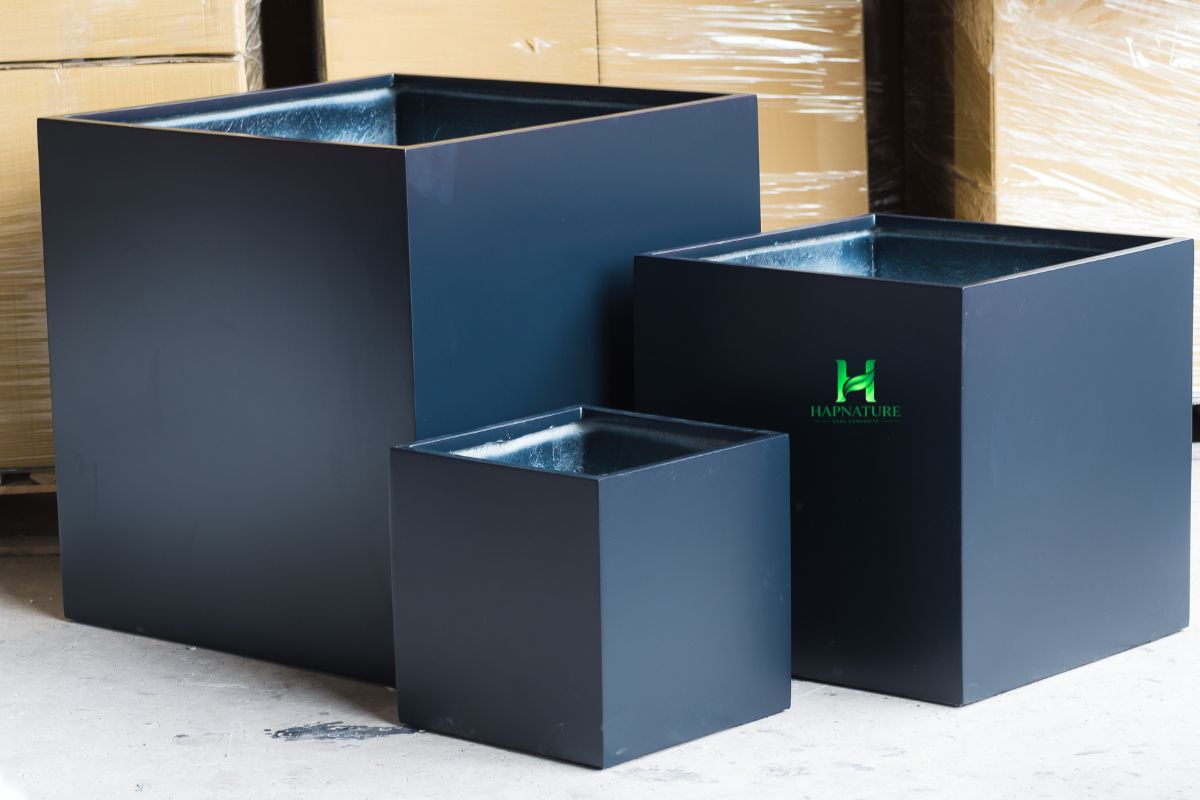 Bộ 3 Chậu Composite Vuông CPHA005